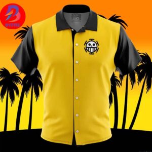 Trafalgar Law One Piece For Men And Women In Summer Vacation Button Up Hawaiian Shirt
