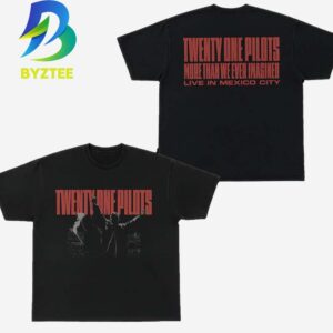 Twenty One Pilots More Than We Ever Imagined Mexico City 2026 Two Sided T-Shirt