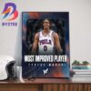 Tyrese Maxey Is The 2024 NBA MIP Home Decor Poster Canvas