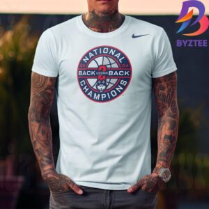 UConn Huskies Mens Basketball 2024 Back To Back National Champions Unisex T-Shirt
