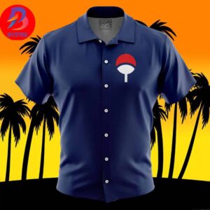 Uchiha Clan Naruto For Men And Women In Summer Vacation Button Up Hawaiian Shirt