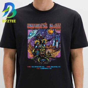 Umphrey’s McGee 2026 Wilmingtton Raleigh Roanoke NC July 15th 16th 17th Unisex T- Shirt