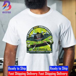 Vanwall Racing Team At Le Mans 24h Centenary Line Up Dillmann Guerrieri Vautier Unisex T-Shirt