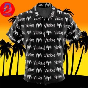 Venom Marvel For Men And Women In Summer Vacation Button Up Hawaiian Shirt