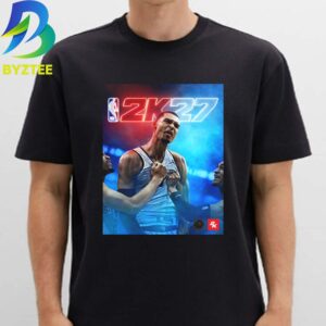 Victor Wembanyama NBA 2K27 Edition Cover Athlete Unisex T- Shirt