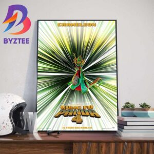 Viola Davis As The Chameleon In Kung Fu Panda 4 Official Poster Art Decorations Poster Canvas