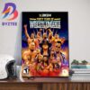 WWE Bash In Berlin Gunther Vs Randy Orton For World Heavyweight Championship Home Decorations Poster Canvas WWE Bash In Berlin Gunther Vs Randy Orton For World Heavyweight Championship Home Decorations Poster Canvas