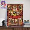 WWE NXT Battleground Las Vegas Matchup Card Wall Decor Poster Canvas