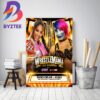 WWE Super Show Maxxine Dupri vs Shayna Baszler For WWE King And Queen Of The Ring at WWE Macon Wall Decor Poster Canvas