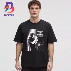 WWE Remembers Ozzy Osbourne 1948-2025 Music Icon And WWE Hall Of Famer Essential T-Shirt