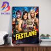 WWE Womens World Champion Becky Lynch Vs LIV Morgan At WWE King And Queen Of The Ring 2024 Wall Decor Poster Canvas