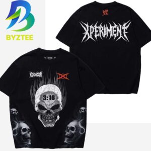 WWE x KEN CARSON STONE COLD Xpermient 3 :16 2026 Two Sided T-Shirt