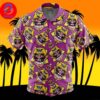 Waluigi Super Mario For Men And Women In Summer Vacation Button Up Hawaiian Shirt Waluigi Super Mario For Men And Women In Summer Vacation Button Up Hawaiian Shirt