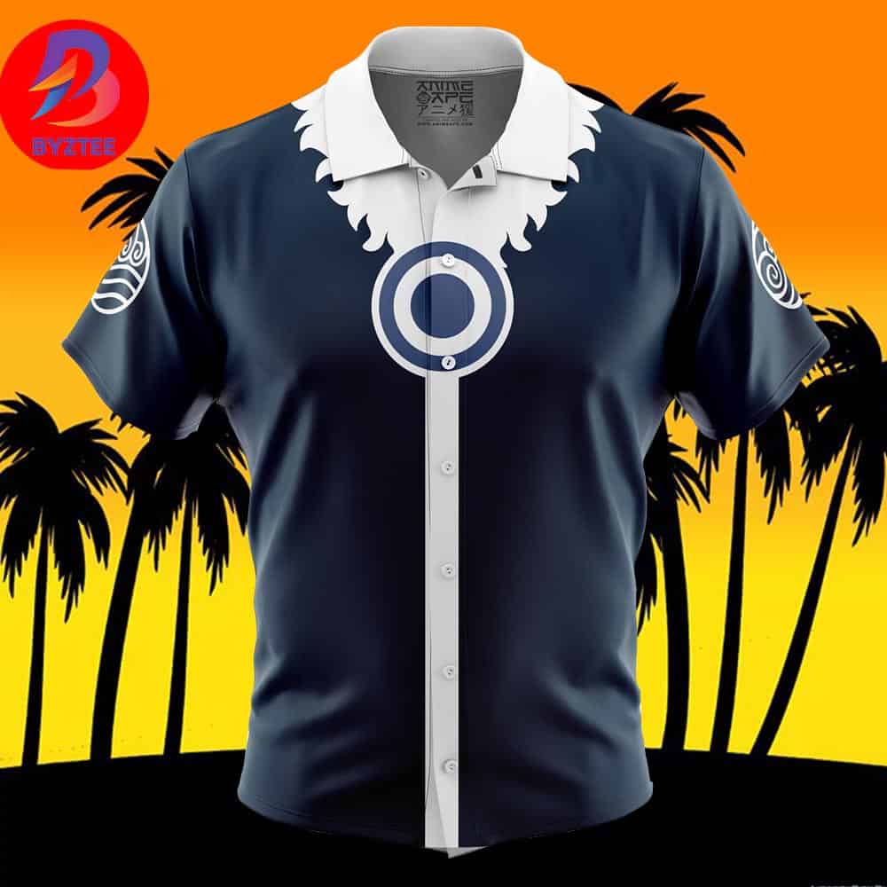 Waterbenders Avatar For Men And Women In Summer Vacation Button Up Hawaiian Shirt Waterbenders Avatar For Men And Women In Summer Vacation Button Up Hawaiian Shirt
