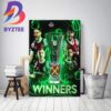 Wembley Stadium 8th European Final Is Set For Borussia Dortmund vs Real Madrid 2023-2024 Season Home Decoration Poster Canvas