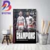 West Ham United Winners 2022-23 Europa Conference League Champions Home Decor Poster Canvas