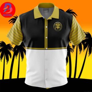 White Ranger Mighty Morphin Power Rangers For Men And Women In Summer Vacation Button Up Hawaiian Shirt