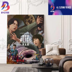 With Usagi Missing Arisu Must Return To Borderland With New Players Re-enter On September 25 2025 Alice In Borderland Season 3 Potrait Poster Movie Netflix Poster Canvas Home Decor