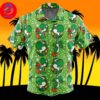 Yoshi Pattern Super Mario For Men And Women In Summer Vacation Button Up Hawaiian Shirt Yoshi Pattern Super Mario For Men And Women In Summer Vacation Button Up Hawaiian Shirt