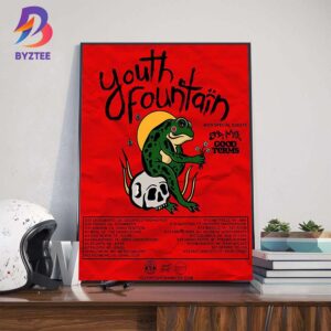 Youth Fountain 2025 Tour In North America With Sad Park And Good Terms Wall Decor Poster Canvas