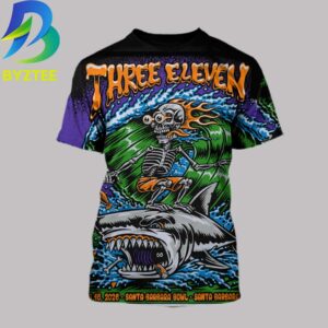 311 Band Santa Barbara Bowl CA Aug 16 2026  All Over Print Shirt