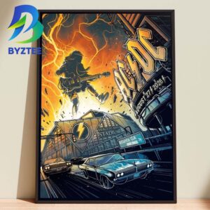 ACDC PWR UP Pop Up Mercedes Benz Stadium Atlanta August 27th 2026 Home Decor Poster Canvas