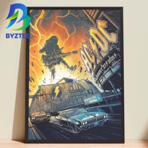 ACDC PWR UP Pop Up Mercedes Benz Stadium Atlanta August 27th 2026 Home Decor Poster Canvas