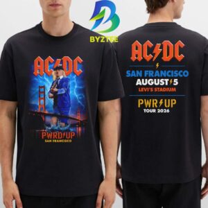 ACDC PWR UP San Francisco Levi’s Stadium 2026 Two Sided T-Shirt