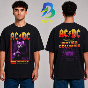 ACDC Pwr up Pop Up Vancouver, BC Back In Brish Columbia 2026 Unisex T Shirt