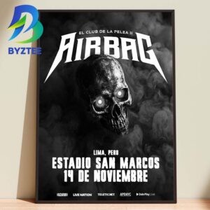 AIR BAG EN EL ESTADIO SAN MARCOS 14 DE NOVIEMBRE 2026 Home Decor Poster Canvas