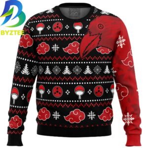 Akatsuki Itachi Crow Ugly Christmas Sweater