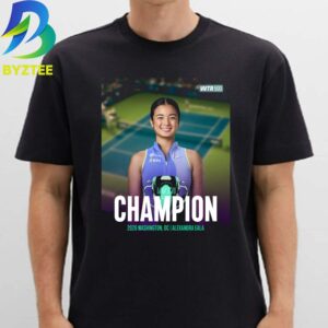 Alexandra Eala First Player From Philippines Champion 2026 Washington DC Unisex T- Shirt