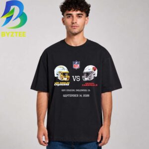 Arizona Cardinals Vs Los Angeles Chargers SoFi Stadium, Inglewood, CA September 14, 2026 Unisex T Shirt