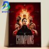 Arsenal FA Community Shield Winners English Premier League 2026  Home Decor Poster Canvas