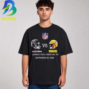 Atlanta Falcons Vs Green Bay Packers Lambeau Field, Green Bay, WI September 25, 2026 Unisex T- Shirt