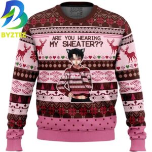 Attack On Titan Are You Wearing My Sweater Ugly Christmas Sweater