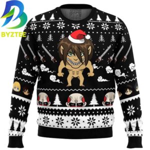 Attack On Titan Chibi Ugly Christmas Sweater