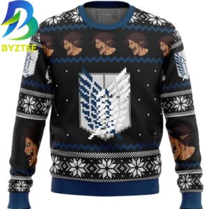 Attack On Titan Survey Corps 2026 Ugly Christmas Sweater