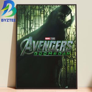 Avengers Doomsday Poster – Doctor Doom Marvel Cinematic Universe Wall Art Canvas Print, Superhero Movie 2026 Home Decor Poster Canvas