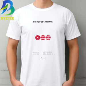 BTS POP UP ARIRANG  WORLD TOUR 2026 Unisex T- Shirt