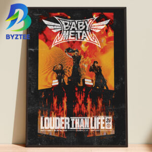 Babymetal Louder Than Life Louisville Ky Kentucky Expo Center September 2026 Home Decor Poster Canvas