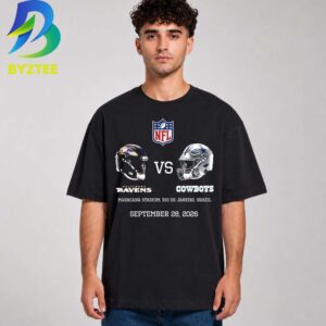 Baltimore Ravens Vs Dallas Cowboys Maracanã Stadium, Rio De Janeiro, Brazil September 28, 2026 Unisex T- Shirt