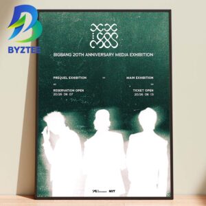 BigBang XX Cosmos 20th Anniversary Media Exhbition 2026 Home Decor Poster Canvas