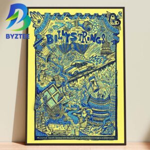 Billy Strings August 4th 2026 IN Charleston WV Home Decor Poster Canvas