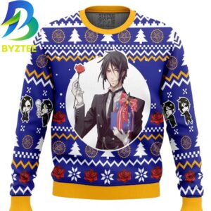 Black Butler Sebastian Michaelis Ugly Christmas Sweater