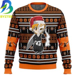 Bleach Chibi Ichigo Kurosaki Ugly Christmas Sweater