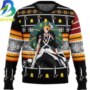 Bleach Ichigo True Bankai Ugly Christmas Sweater
