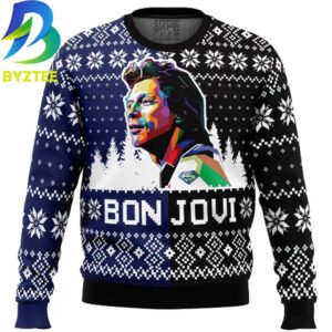 Bon Jovi Ugly Christmas Sweater