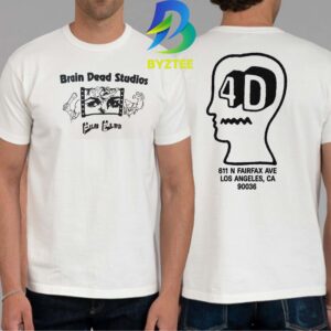 Brain Dead Studios Film Club 611 N Fairfax aveLos Angeles Ca 2026 Two Sided T-Shirt