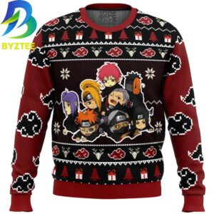 Chibi Akatsuki Ugly Christmas Sweater